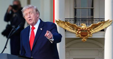 Donald Trump claimed the golden eagle was a 'gift.'