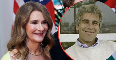 split image of Melinda French Gates and Jeffrey Epstein