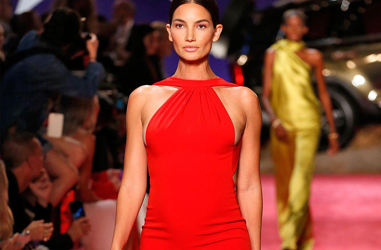 Victoria's Secret model Lily Aldridge is pregnant with her second