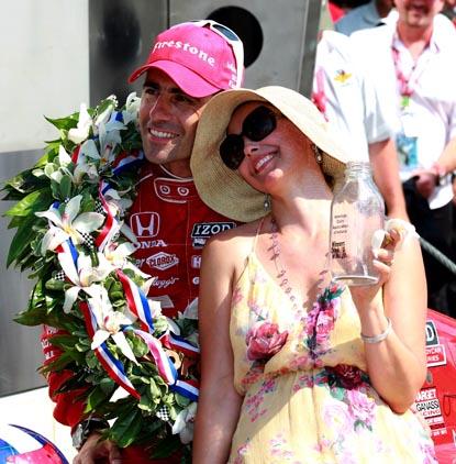 //ashley judd dario franchitti susie wheldon indianapolis  _ _