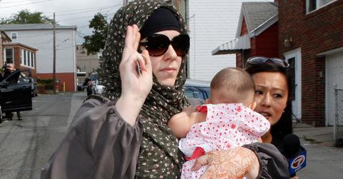 //katherine russell boston bomber new baby