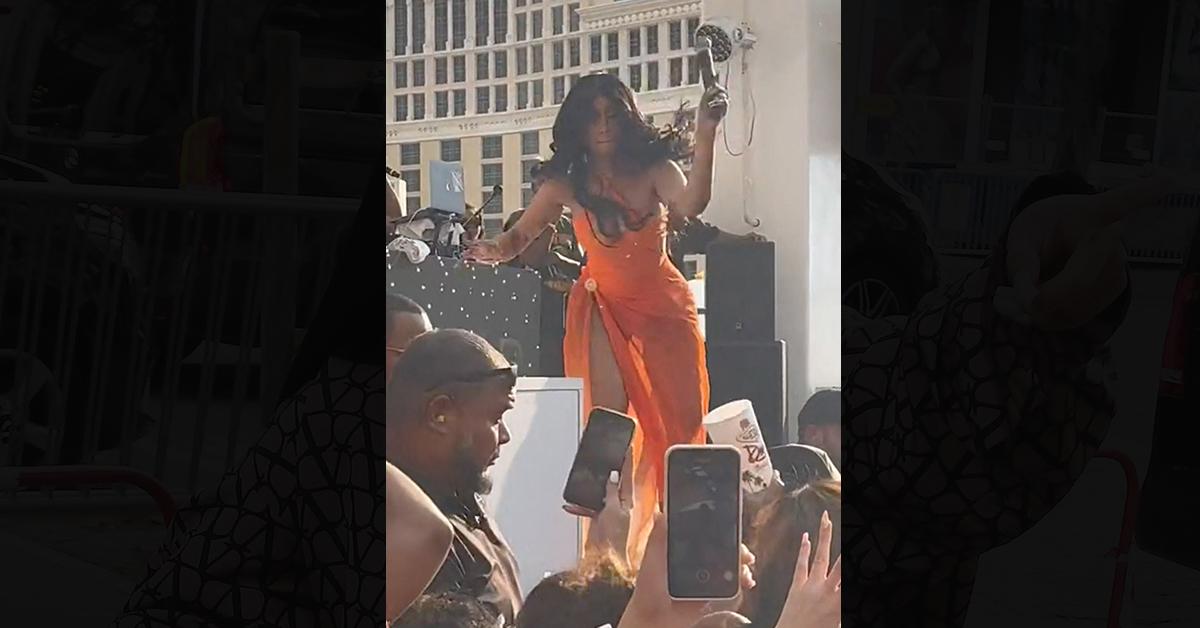 cardi b battery suspect microphone toss vegas