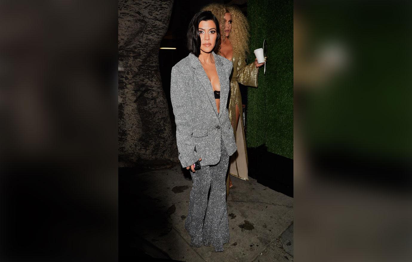 Khloe Kardashian Rocks Big Hair At Diana Ross’ Birthday Party