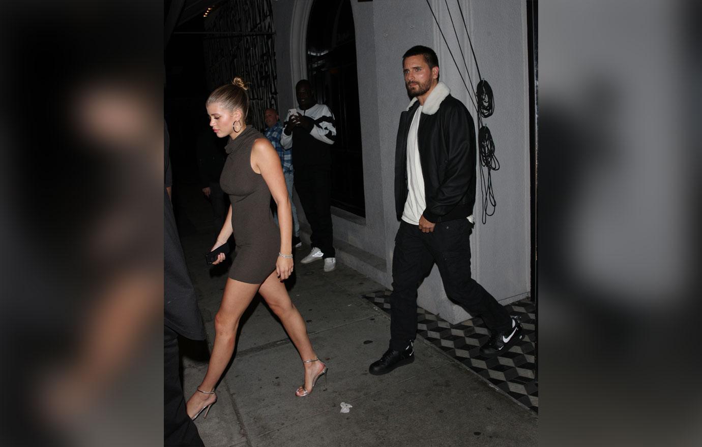 Scott Disick And Sofia Richie Dine With Kourtney Kardashian