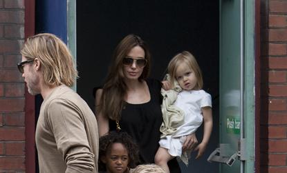 //brad pitt angelina jolie kids