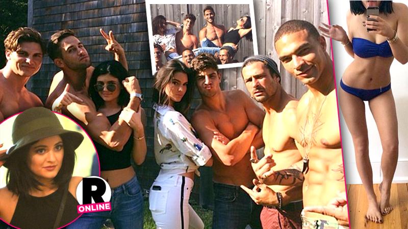 //kylie and kendall jenner in the hamptons photos with male models wide
