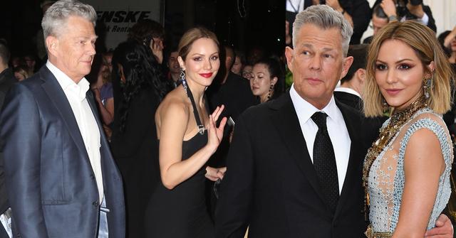 //Katharine McPhee David Foster MET Gala pp