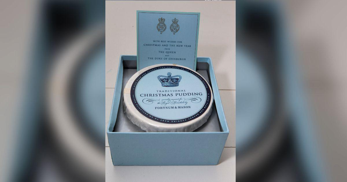 Photo of the royal christmas pudding
