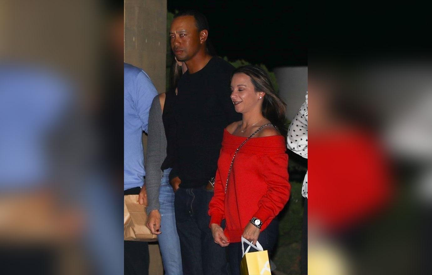 Tiger Woods Girlfriend Erica Herman dinner photos