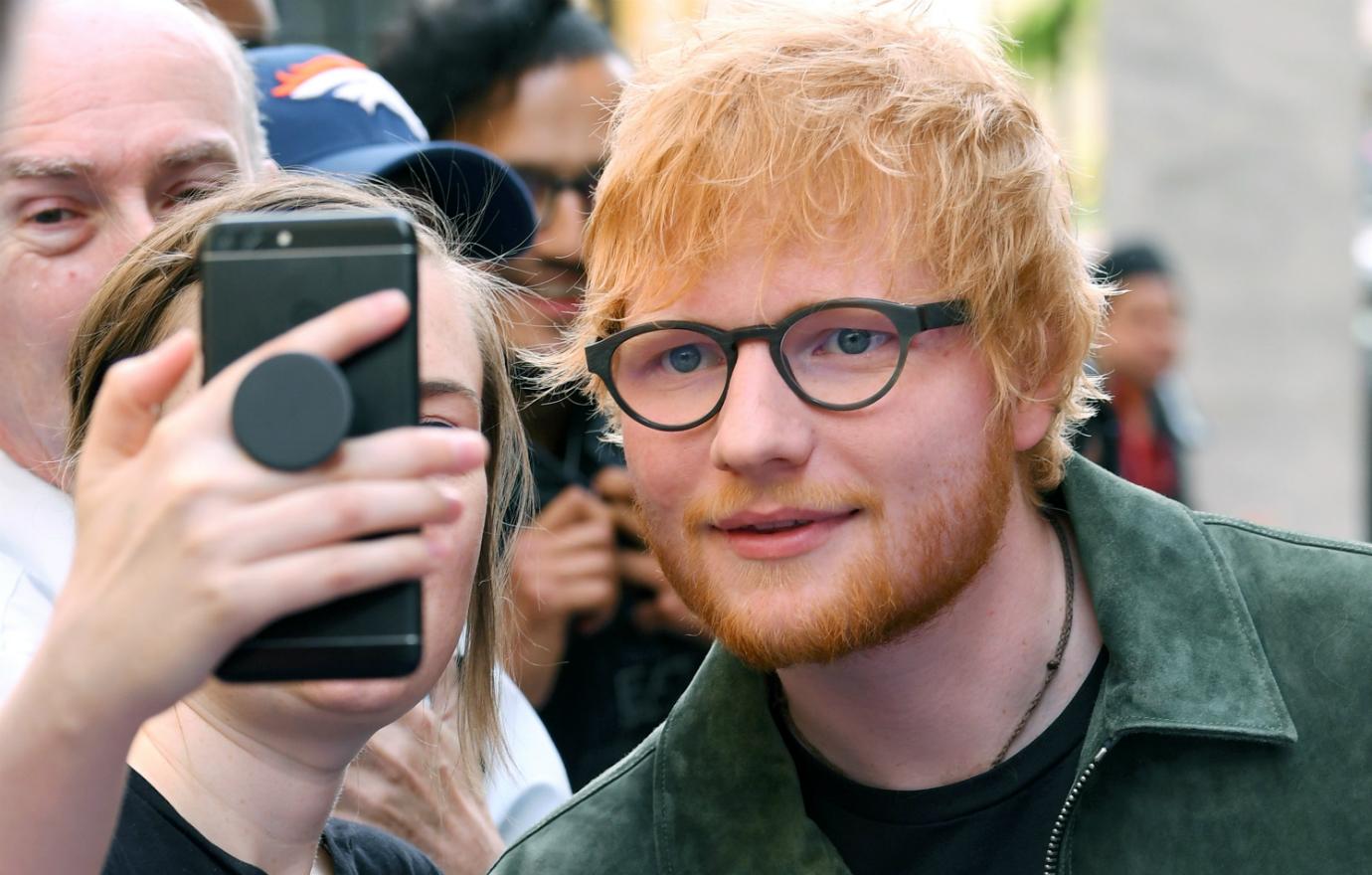 Ed Sheeran at the Nordoff Robbins O2 Silver Clef Awards