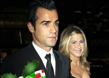 //jennifer aniston justin theroux holiday card pcn