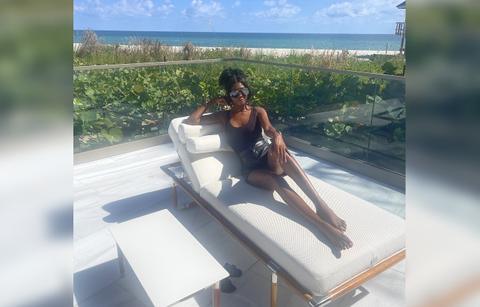 real housewives of miami kiki barth attended the babor beauty bruch at the bentley residences beach house
