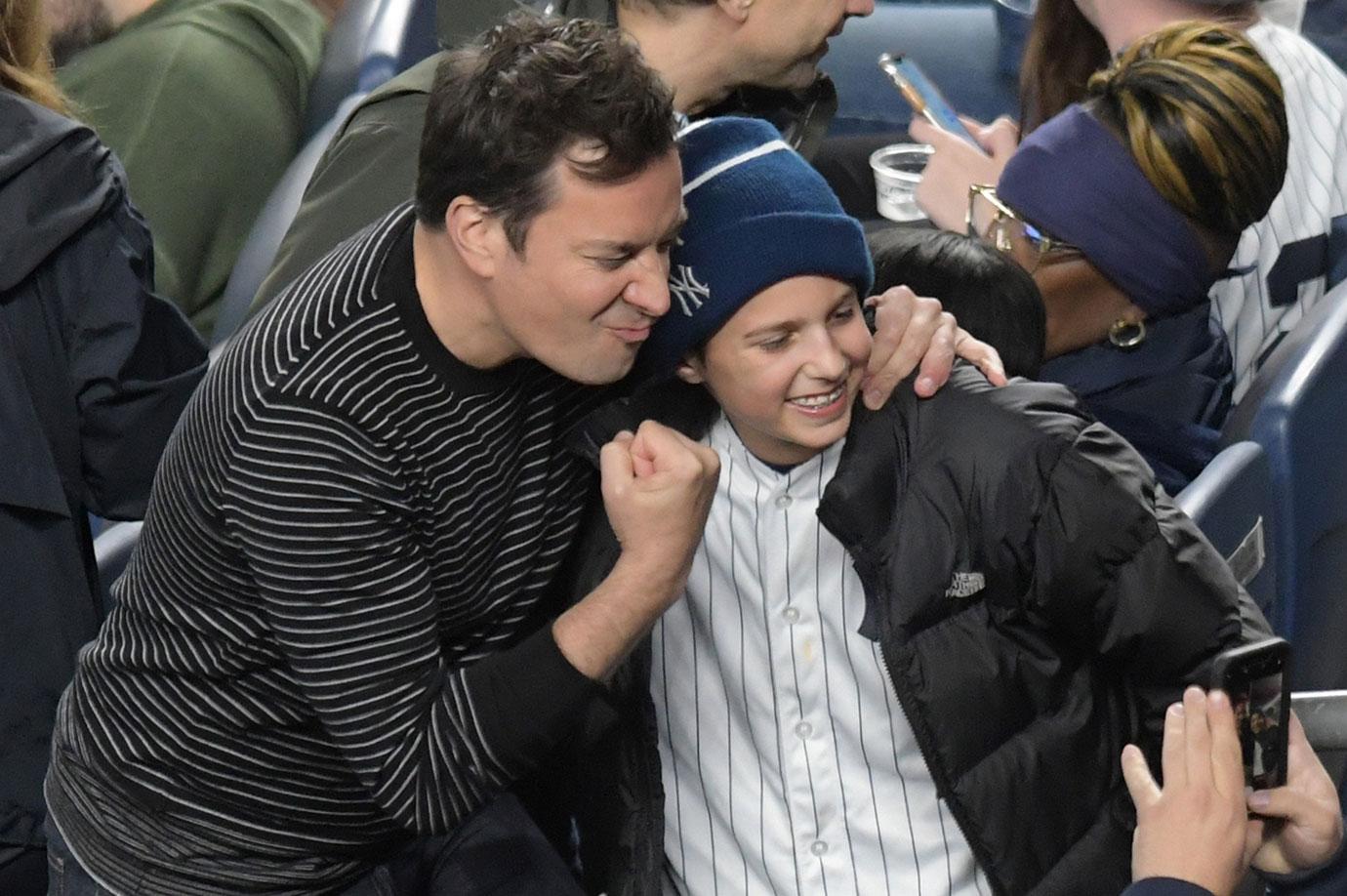 Jimmy Fallon Drinking Beer Baseball