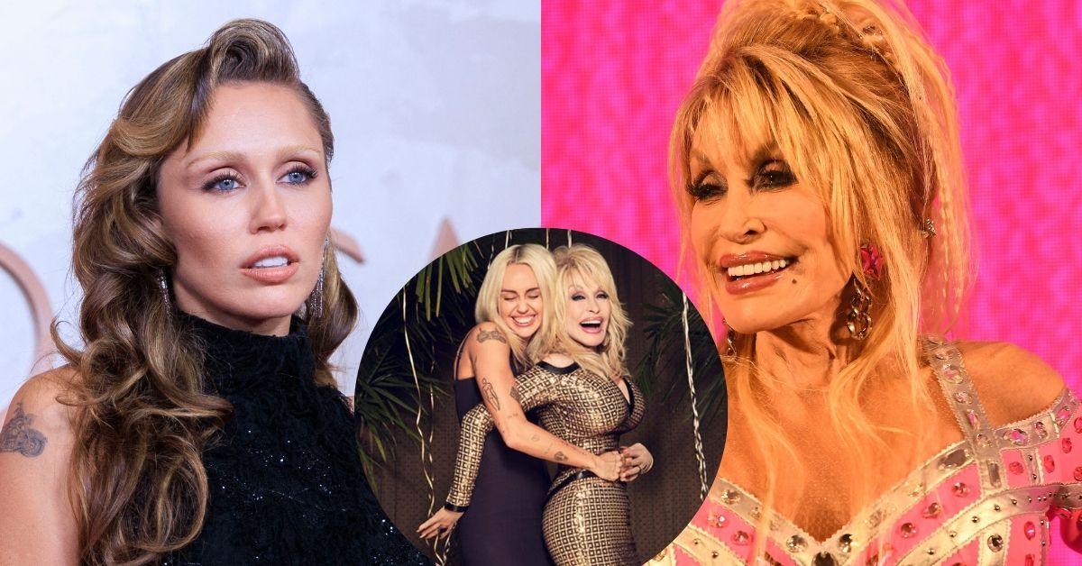 miley cyrus comforts dolly parton after carl dean death