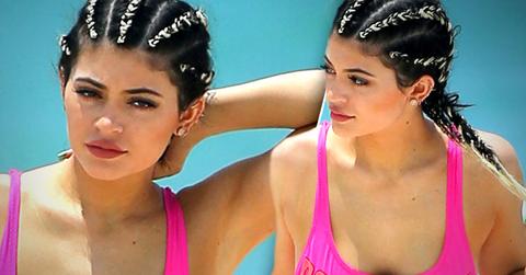 kylie jenner caught n word