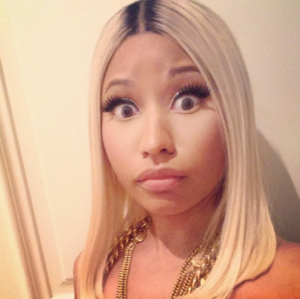 Nicki Minaj Shows Off Leopard Print Pasties On Huge Breast