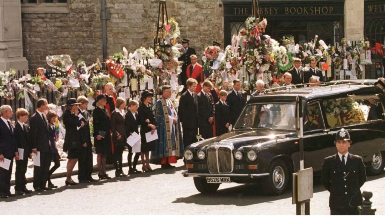 Photo of Princess Diana Funeral Procession