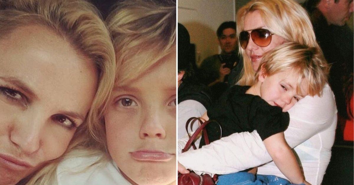 Britney Spears with sons