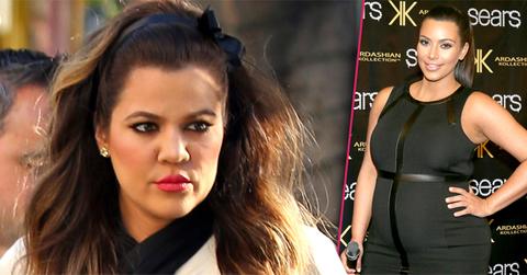 //khloe defend kim preggo wide