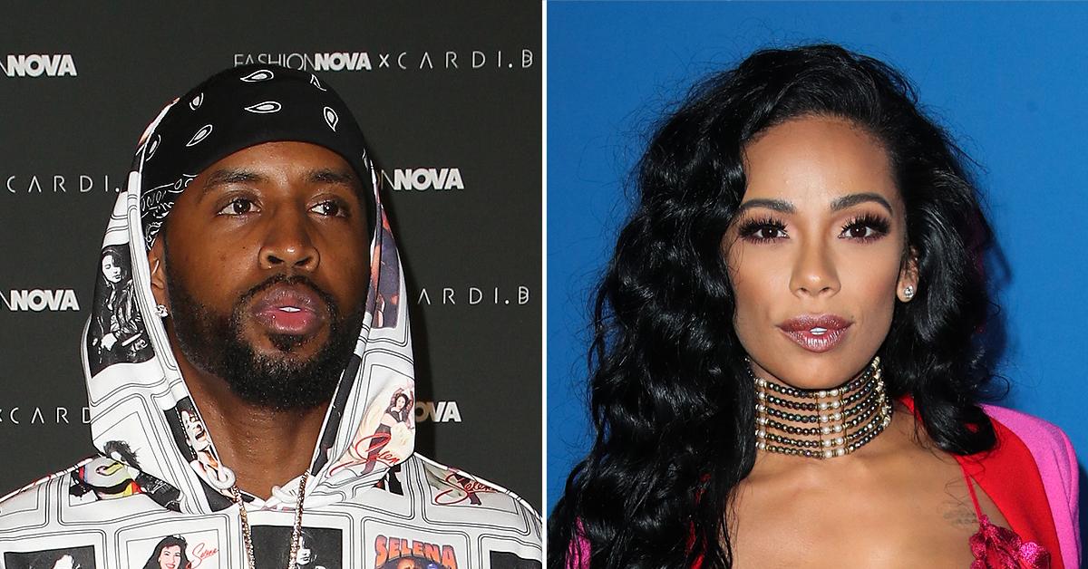 safaree erica mena divorce slapped with lien  georgia mansion divorce