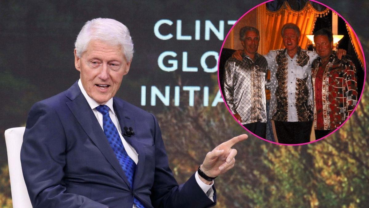 Photo of Bill Clinton, Jeffrey Epstein