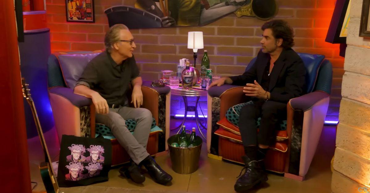 Photo of John Stamos and Bill Maher