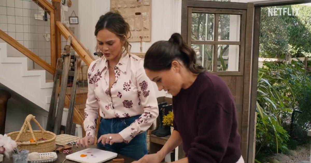 photo of Meghan Markle and Chrissy Teigen