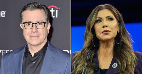 stephen colbert psycho kristi noem kill month old puppy cricket