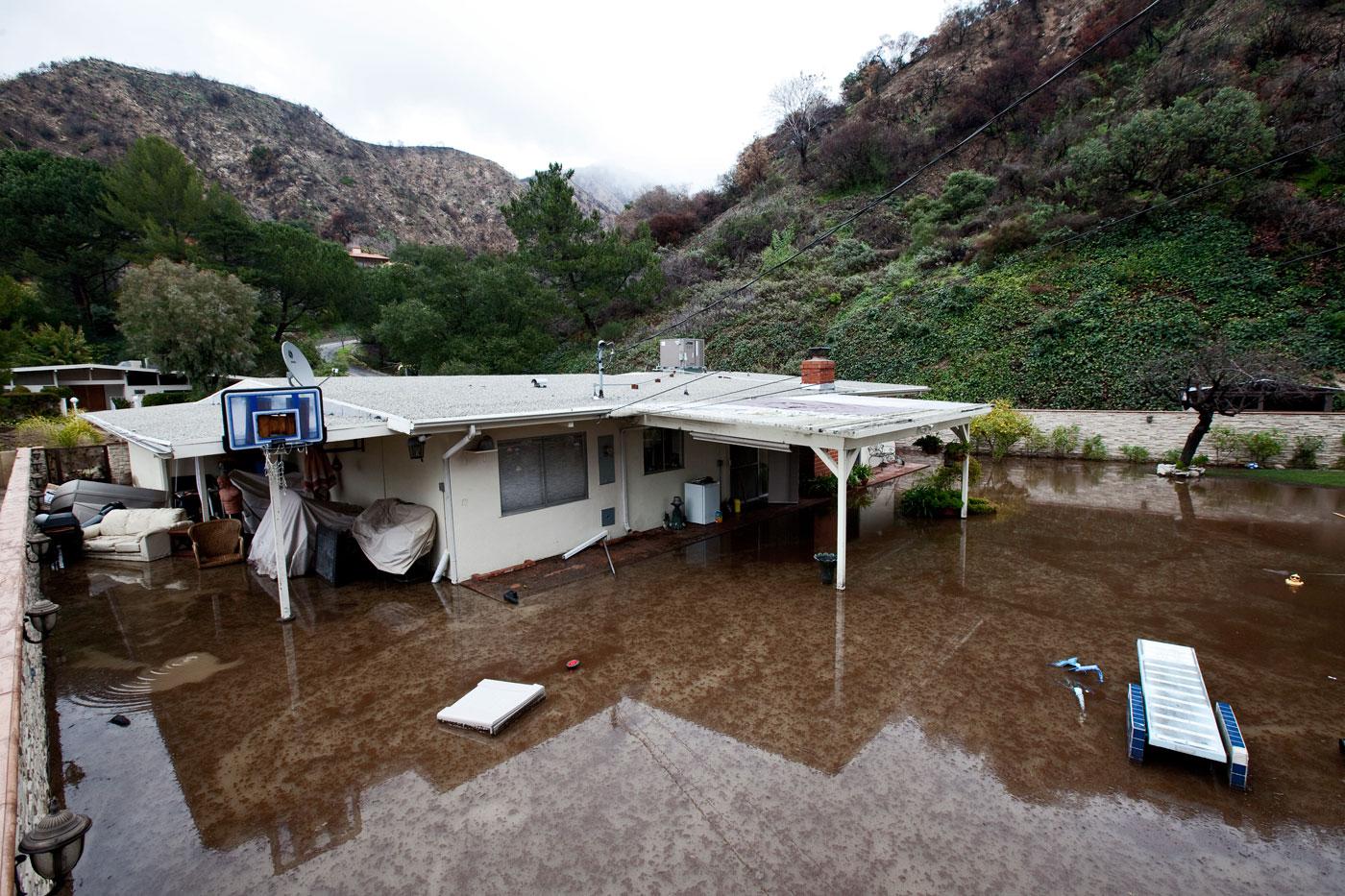 California Mudslide Celebrity Homes Destroyed