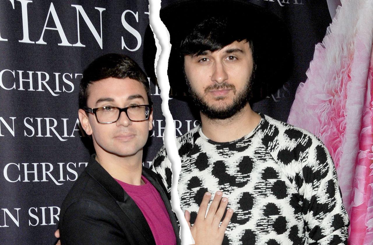 Christian Siriano Brad Walsh Split