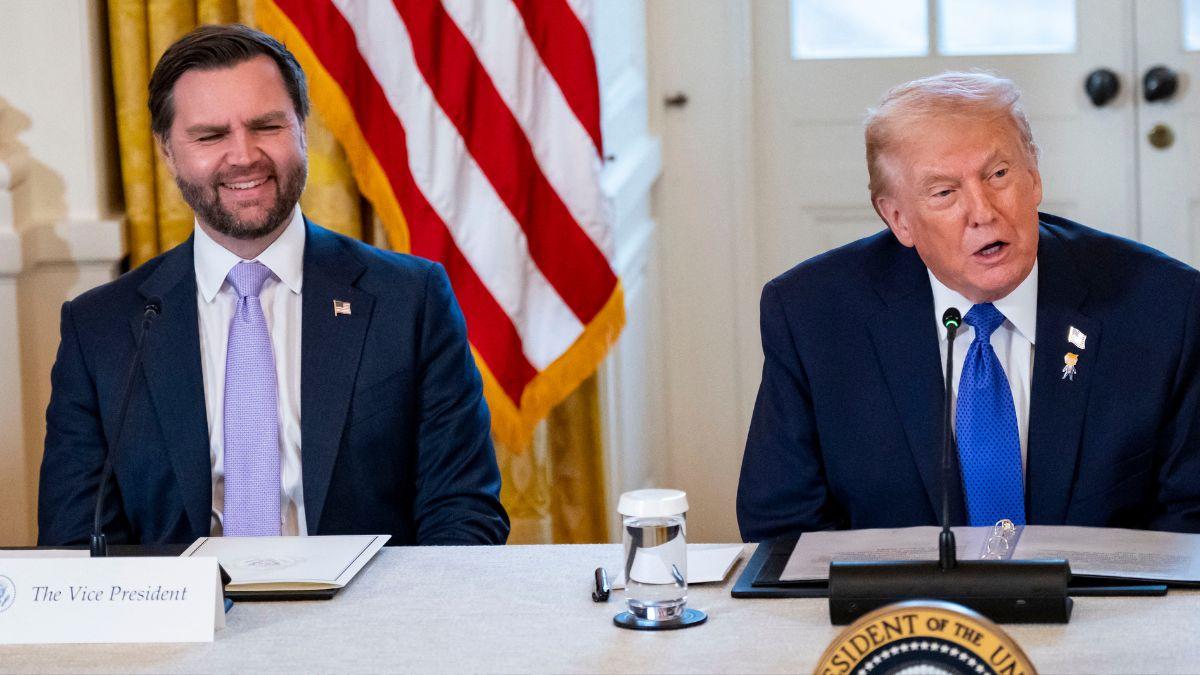 Photo of J.D. Vance and Donald Trump