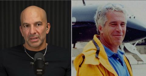 Photo of Peter Attia and Jeffrey Epstein