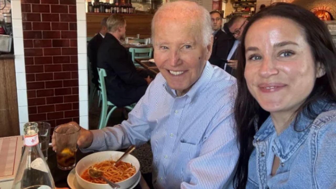A photo of Joe Biden and Ashley Biden