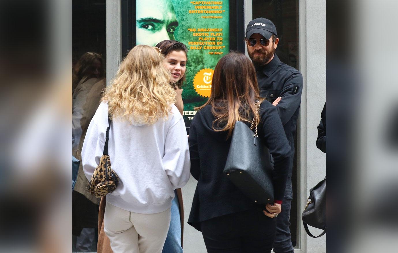 Selena Gomez Justin Theroux Lunch Date