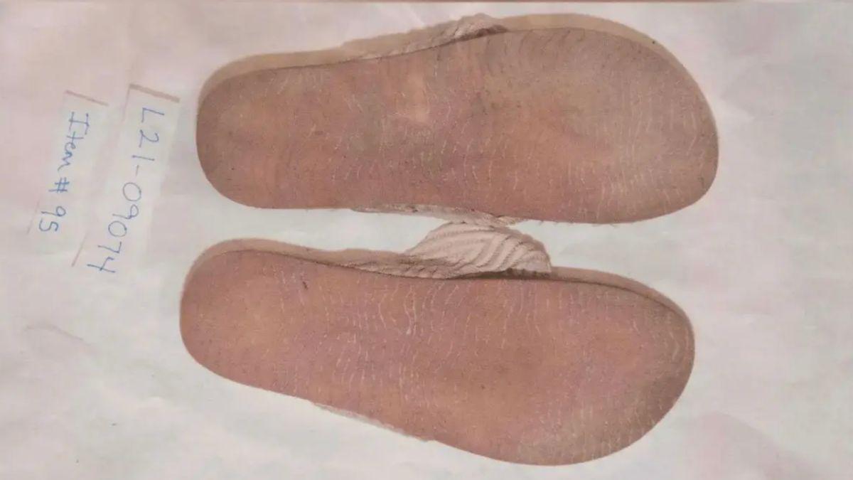 Footprints in the sand matched Alex Murdaugh's sandals.