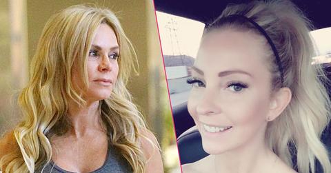 Tamra Judge left a hair salon looking radiant at the Shops at Mission Viejo Mall in Orange County.Inset, Sarah Jane Rodriguez.