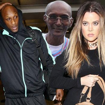 Lamar Odom Thanksgiving with dad joe odom khloe kardashian