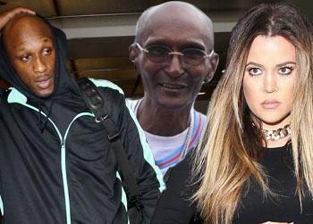 Lamar Odom Thanksgiving with dad joe odom khloe kardashian