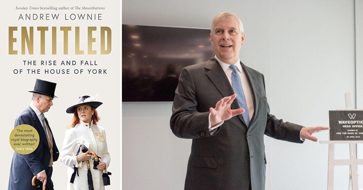 Photo of 'Entitled: The Rise and Fall of the House of York' and Prince Andrew