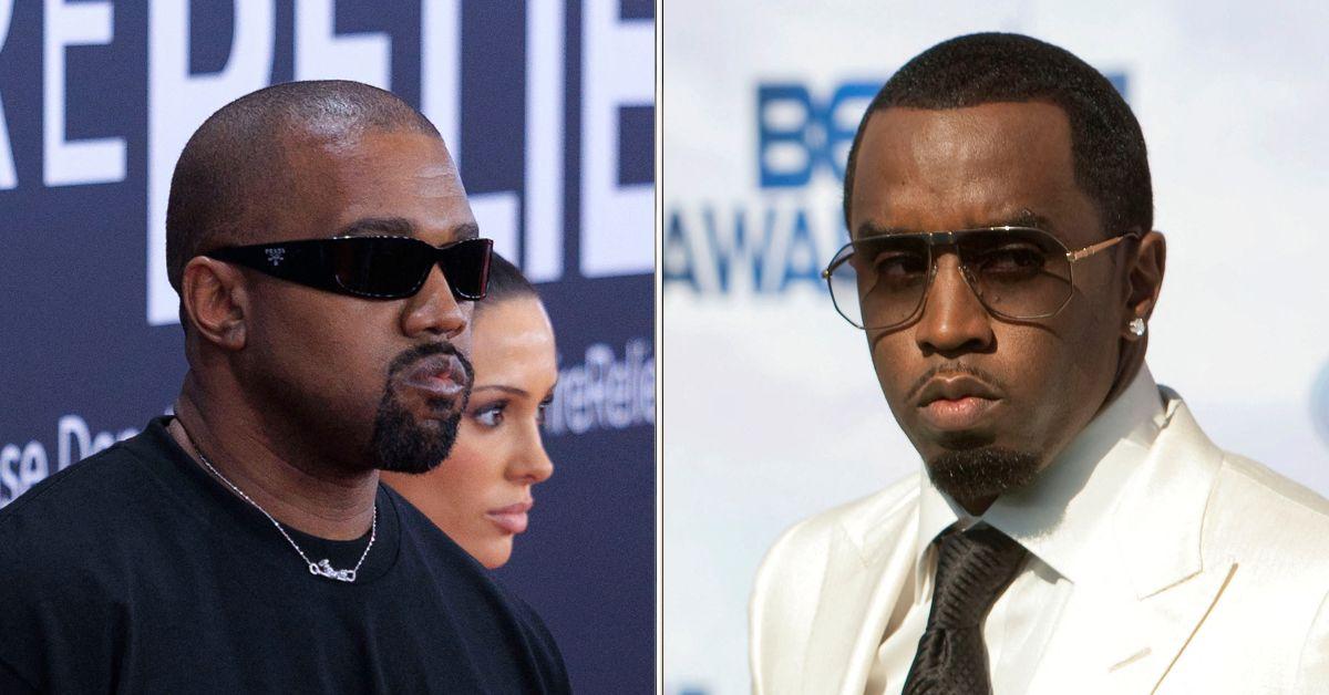 Composite photo of Kanye West and Sean 'Diddy' Combs