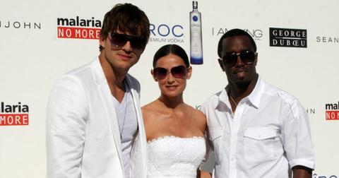 ashton kutcher petrified diddy will lie about him and his ex celebrity pals to get out of jail white prty demi moore