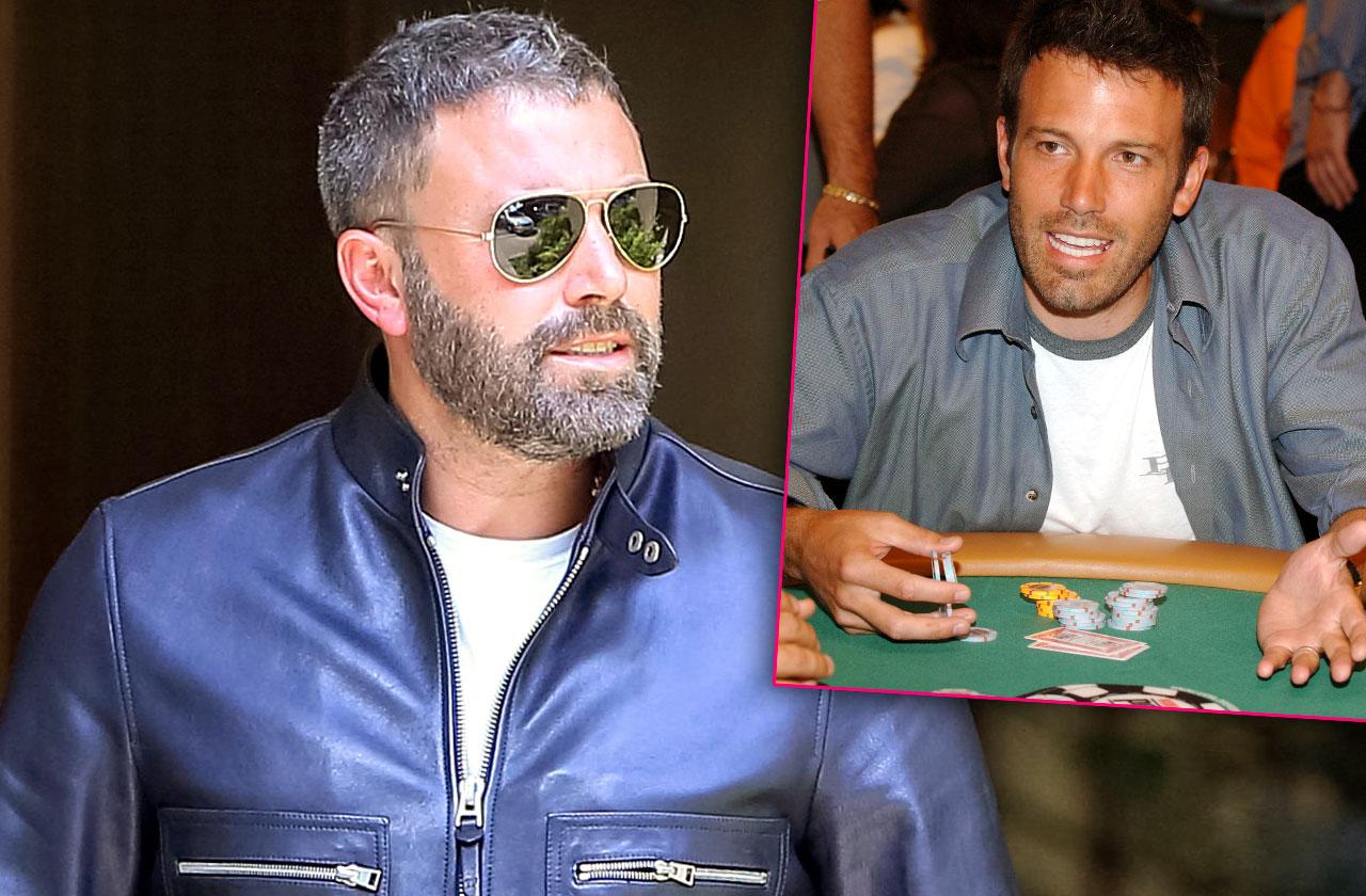 //ben affleck trades alchohol addiction gambling addiction pp