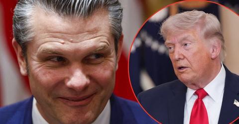 Photo of Pete Hegseth, Donald Trump