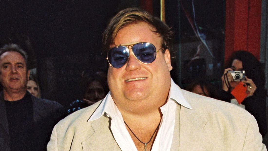 Comedian Chris Farley Smiling