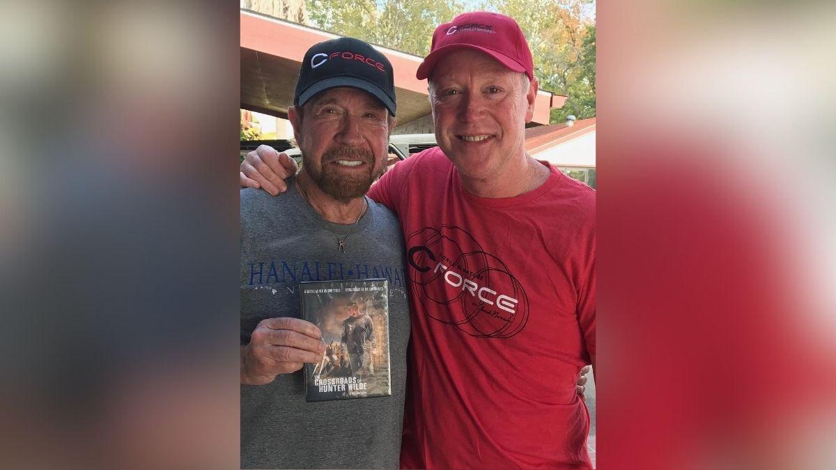 Photo of Chuck Norris and son Mike 