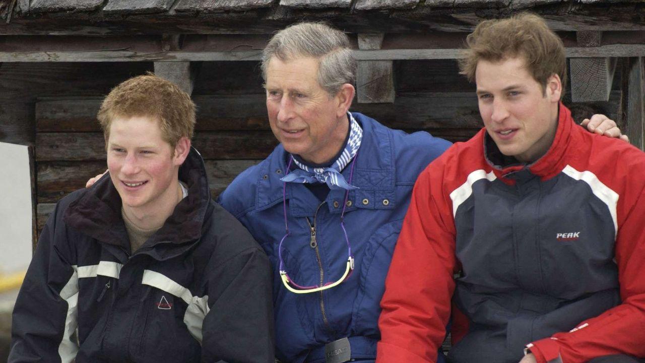 Photo of King Charles and sons