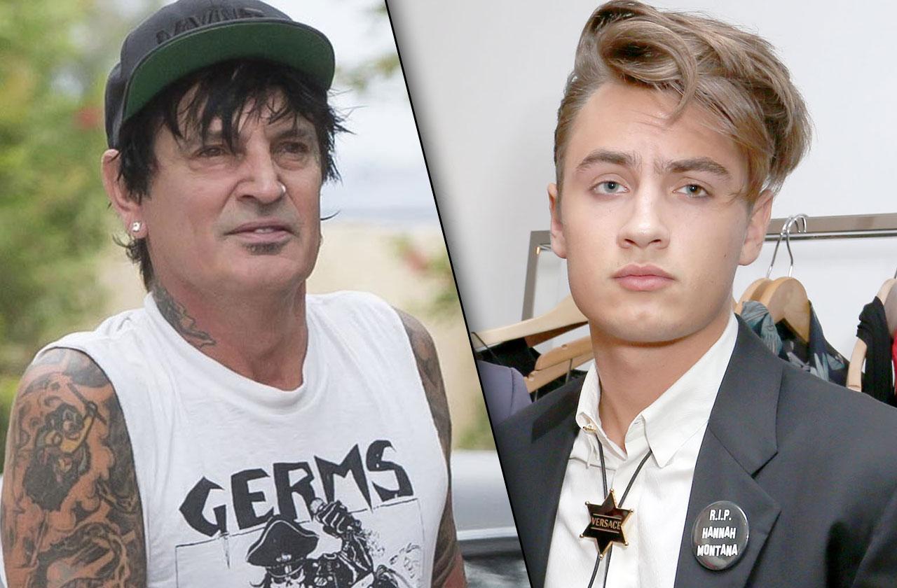 Tommy Lee – Hear The 911 Call After Son Brandon Knocked Him Out During  Fight Over Mom Pamela Anderson