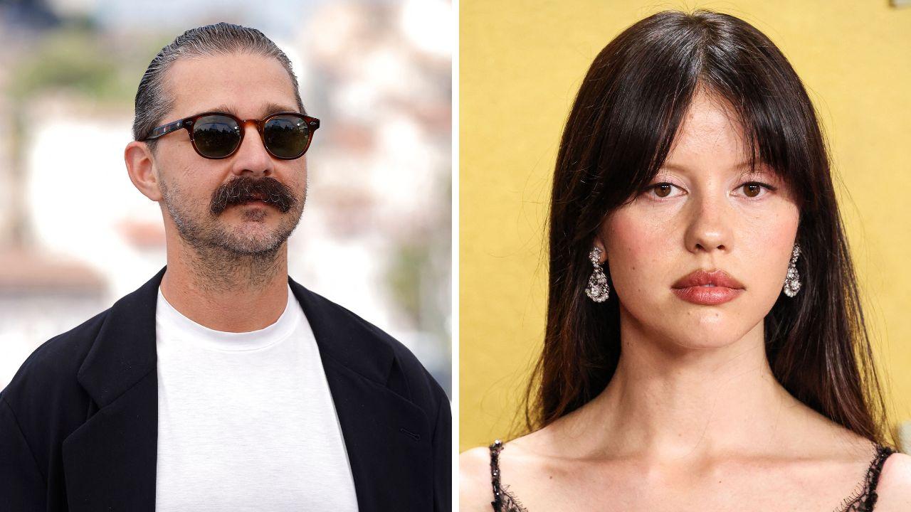 Photo of Shia LaBeouf and Mia Goth
