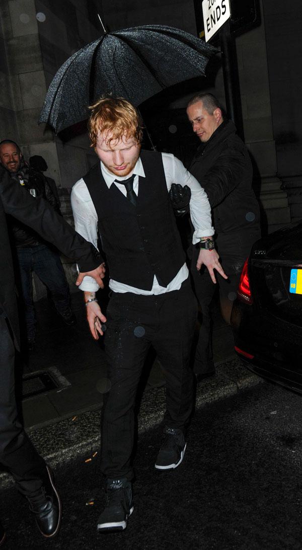 Ed Sheeran Drunk At Brit Awards