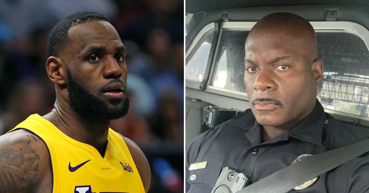 lapd cop letter lebron james makhia bryant nicholas reardon tweet